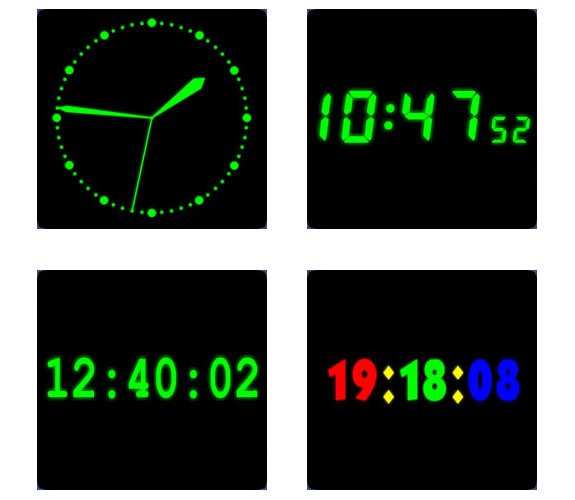 time screensaver windows