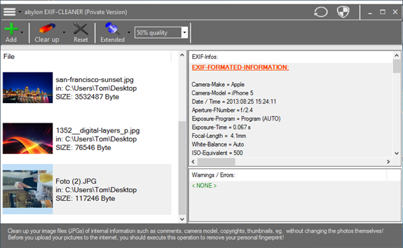 exifcleaner portable