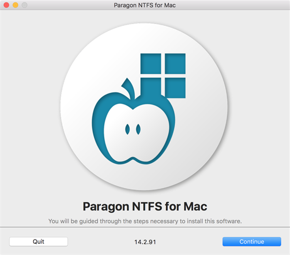 formatting paragon ntfs for mac os x