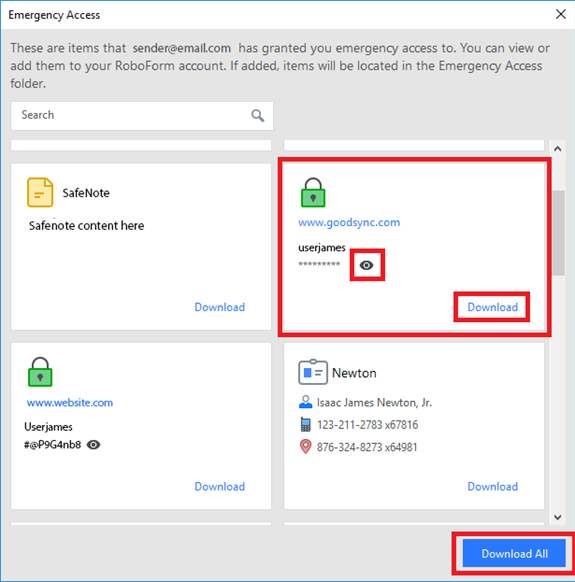 roboform manually create login