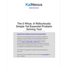 The 5 Whys (Mac & PC) Discount