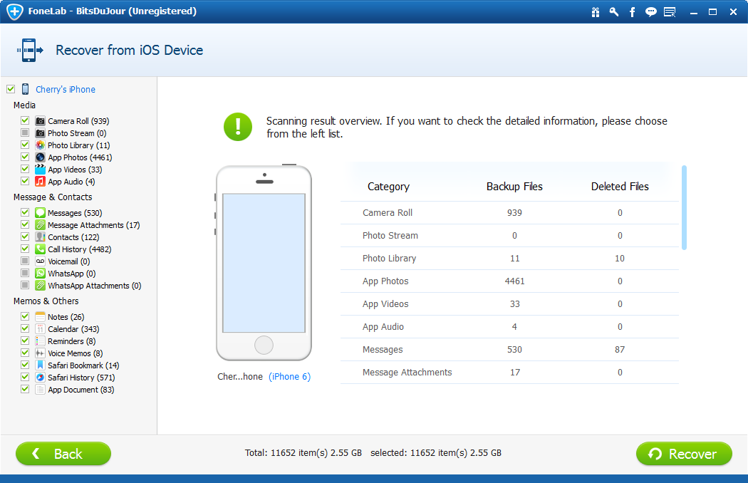 FoneLab iPhone Data Recovery 10.5.52 download the new version for ipod