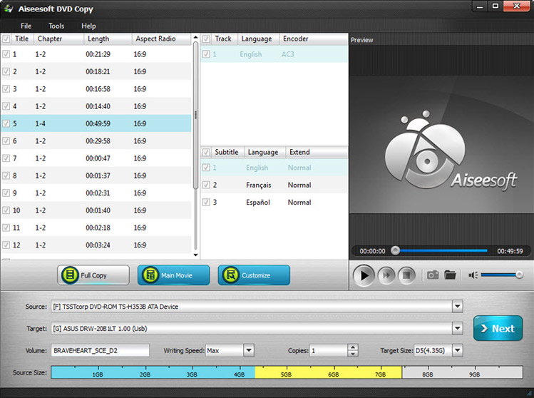 Aiseesoft DVD Creator 5.2.66 download the new version for windows