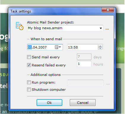 Atomic Mail Sender Inviare Newsletter e Messaggi