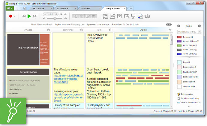 audio notetaker software