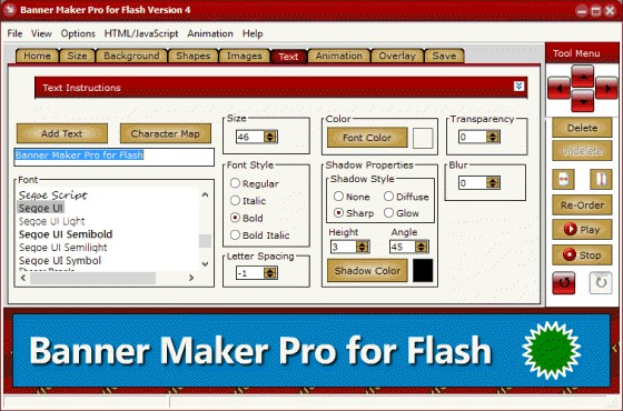 Banner Flash Software