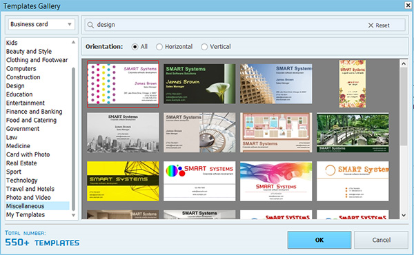 business card maker free software