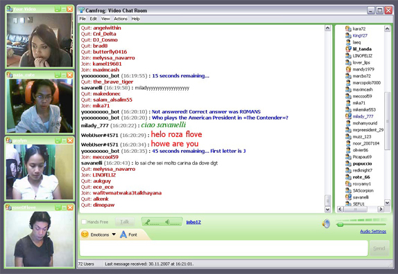 most popular chat room programs 90s