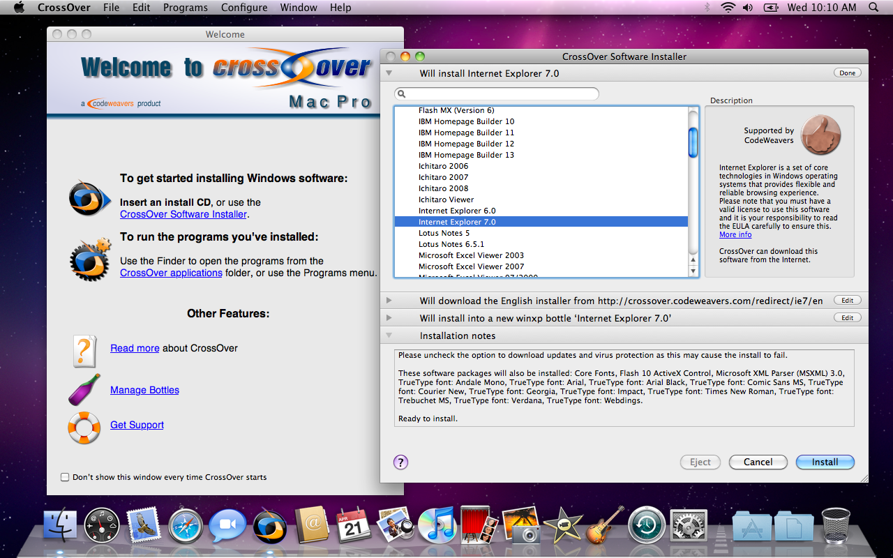 crossover mac download