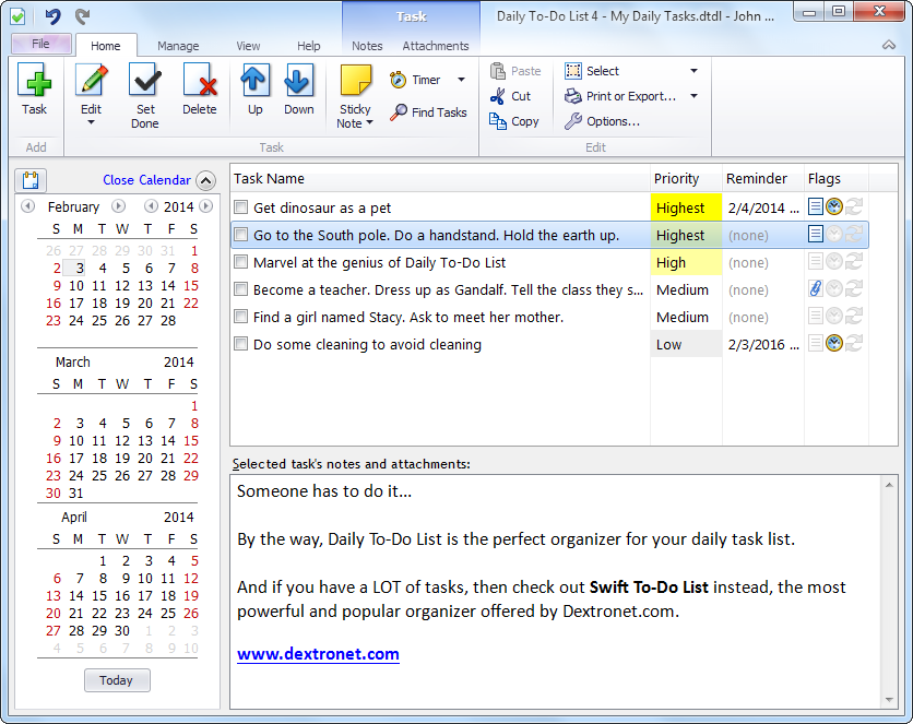 daily to do list app windows