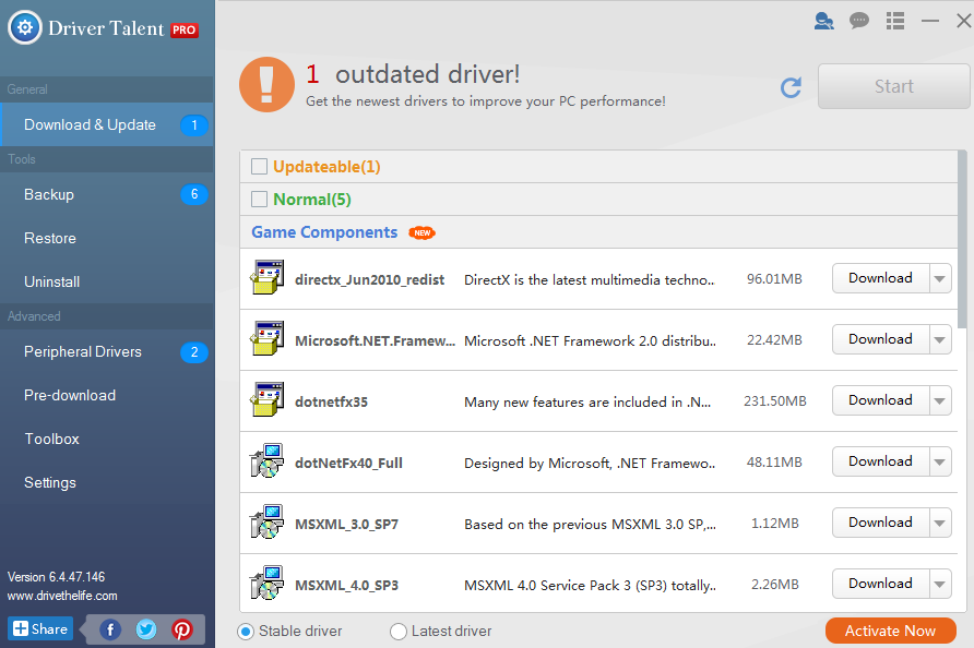 Driver Talent Pro 8.1.11.24 download the last version for android