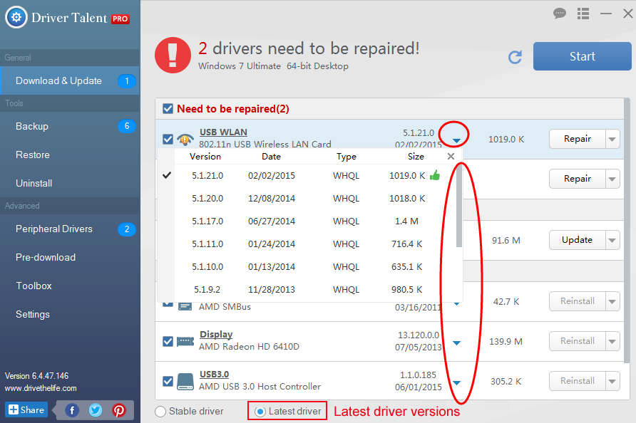 Driver Talent Pro 8.1.11.24 downloading