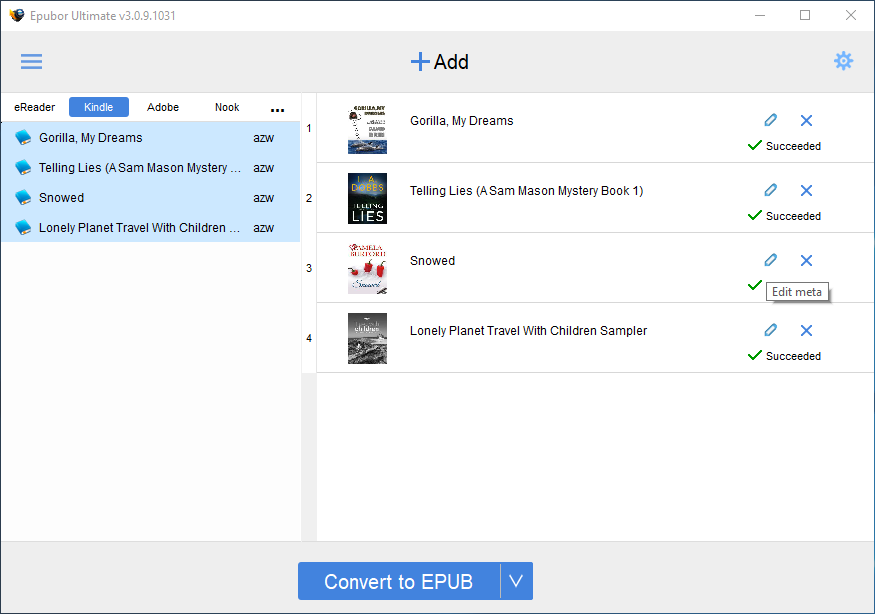 epubor ebook manager