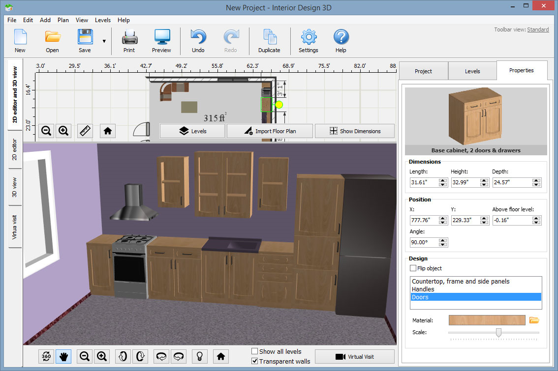 3d drawing software for interior design