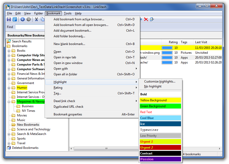 LinkStash Bookmark Manager Software Download for PC