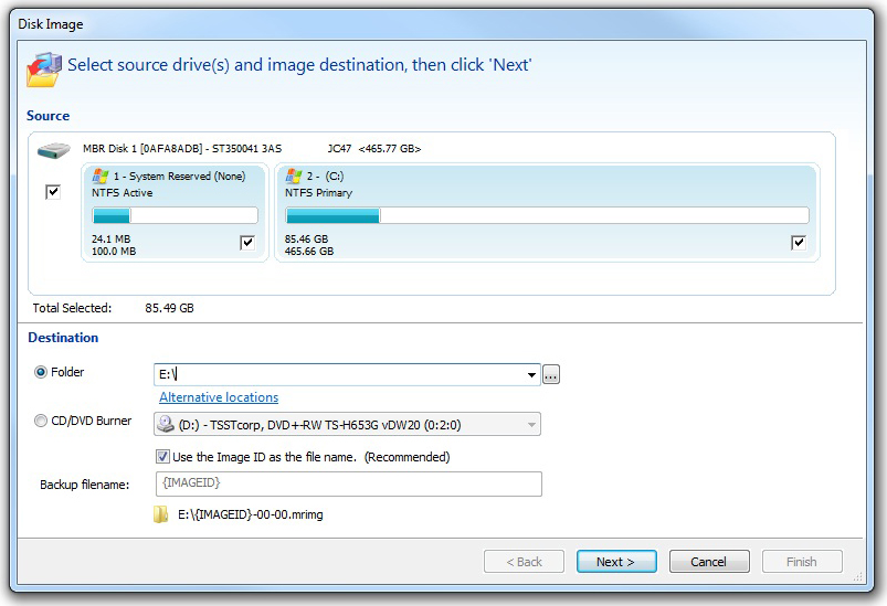 macrium reflect clone to larger disk