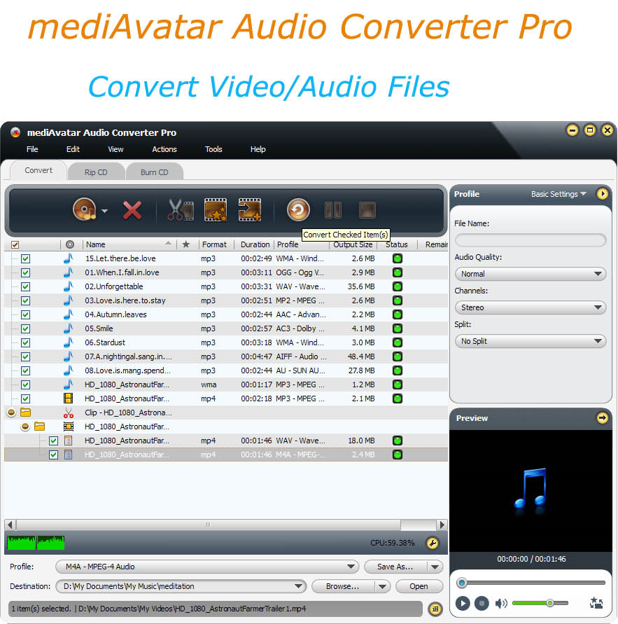 mediavatar audio converter pro