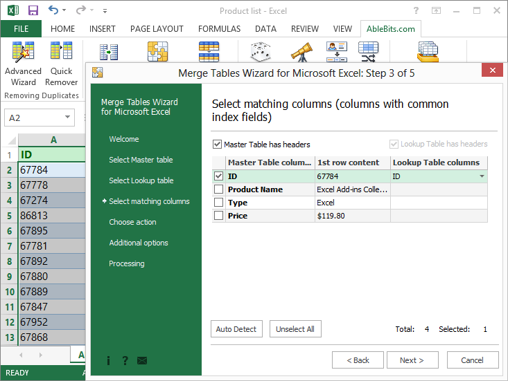 ablebits compare sheets for excel