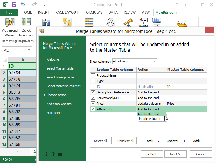 Ablebits Merge Tables Wizard Microsoft Excel Excel Add Ins 27956 Hot Sex Picture 8999