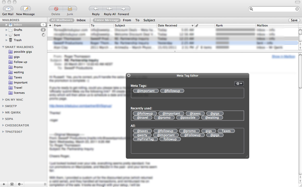 Meta - Email Tools Software Download for Mac