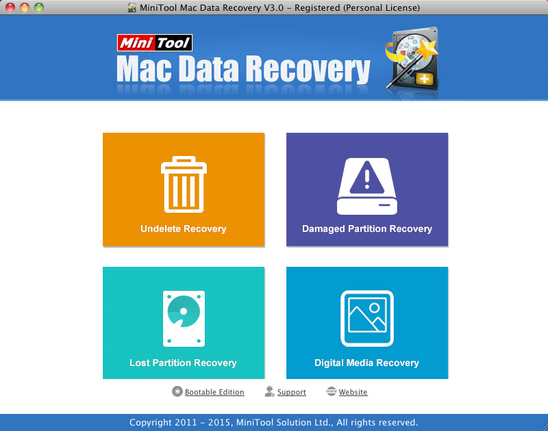 for mac instal MiniTool Power Data Recovery 11.6