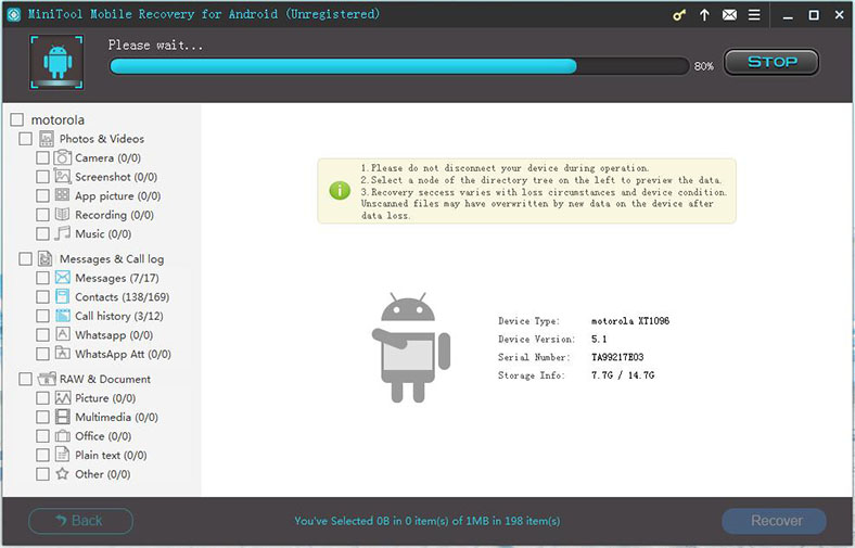 minitool mobile recovery for android serial