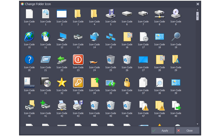 MSTech Folder Icon Pro Desktop Enhancements Software for PC