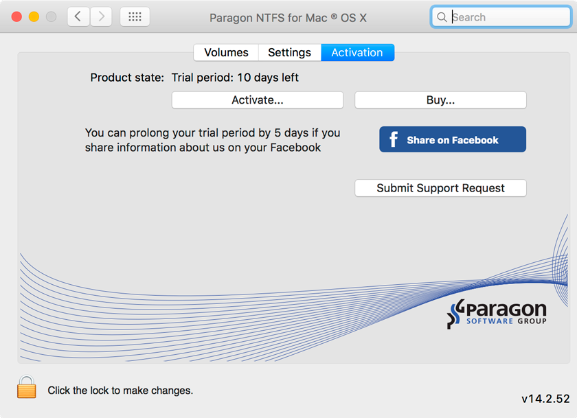 paragon ntfs for mac activation key