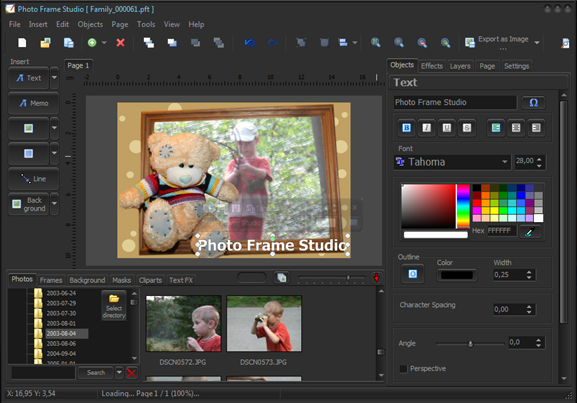 photo frame studio download for pc