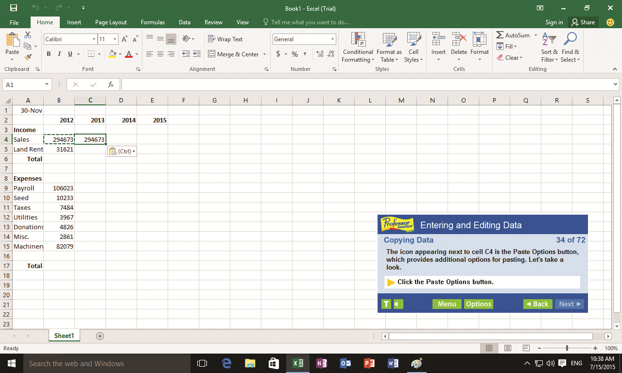 microsoft excel tutors