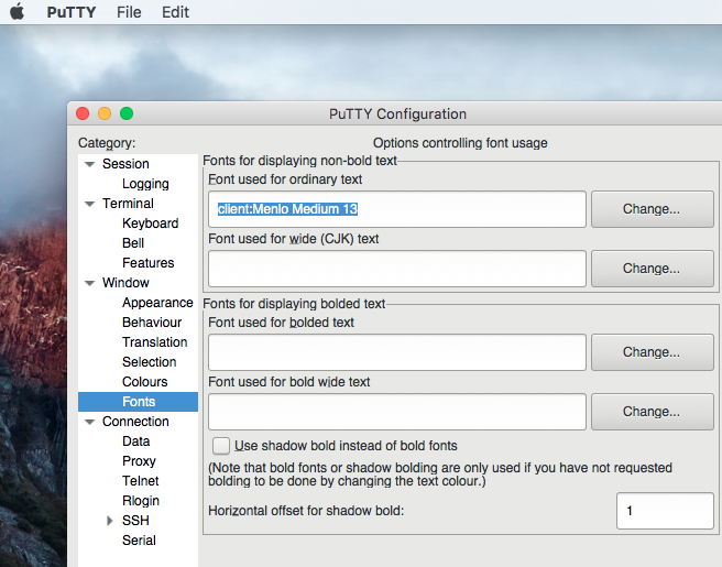 putty 7 for mac