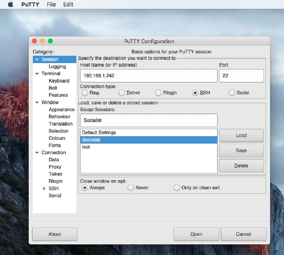 putty for mac download