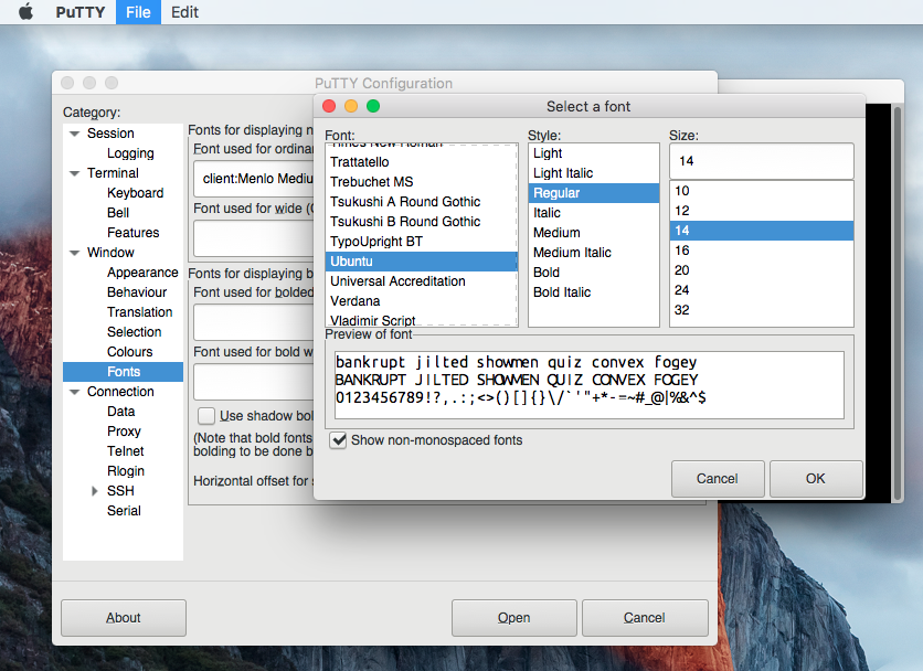 putty client for mac