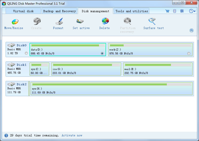 download the new for android QILING Disk Master Professional 7.2.0