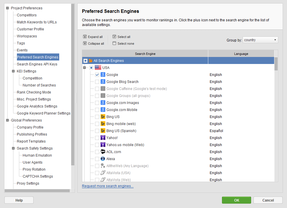 seo keyword rank tracker