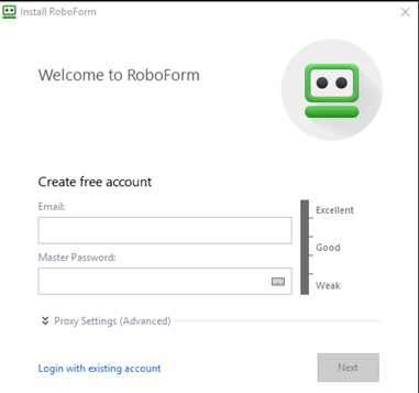 roboform chrome extension version 7