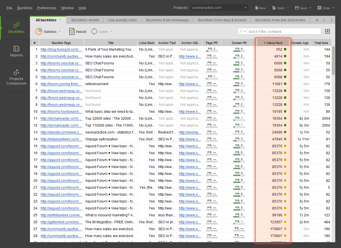 seo spyglass review