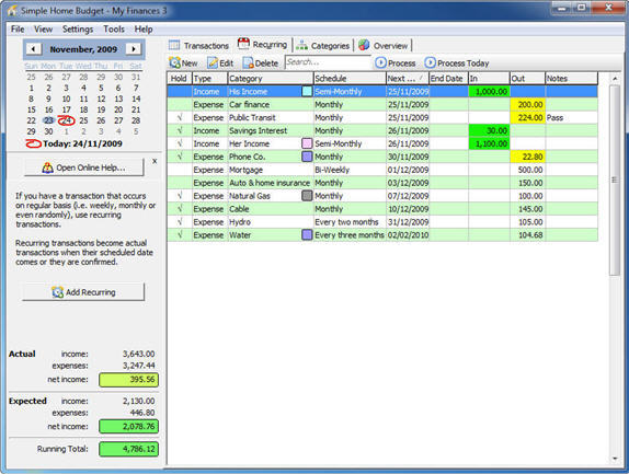 home budgeting software free