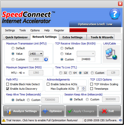 speedconnect internet accelerator software