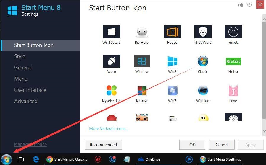 start menu 8.1 download