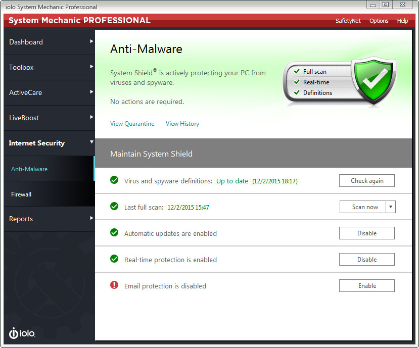 System Mechanic Ultimate Defense Pro 24.0.0.7 download the new version for windows