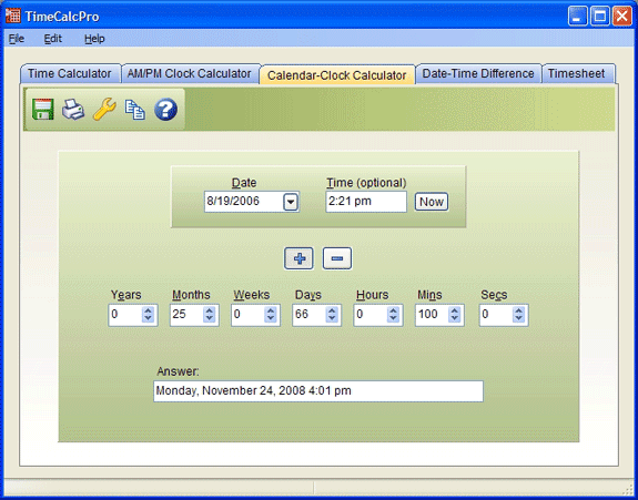 Software calculator