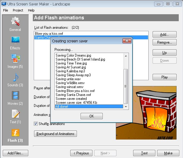 screensaver maker freeware