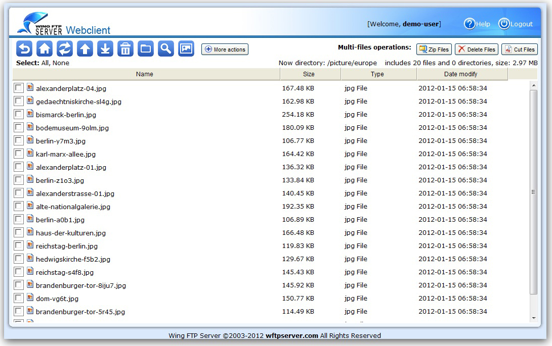 download wing ftp server default creds