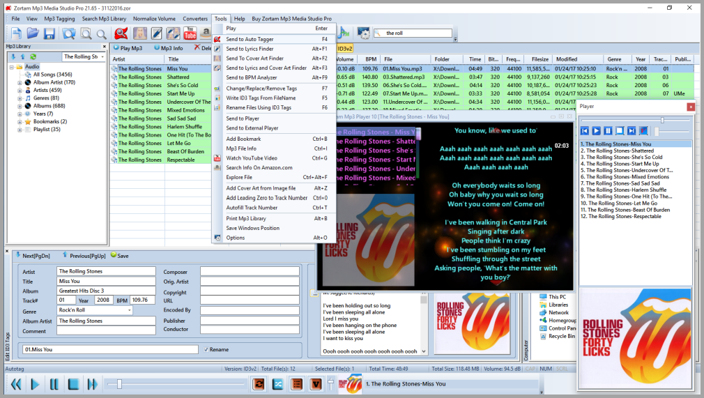 download the new for android Zortam Mp3 Media Studio Pro 30.80